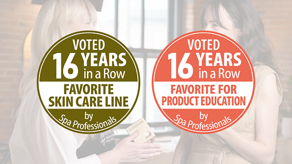eminence organics voted favorite skin care line and company for product education 16 years in a row